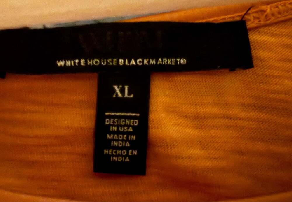 White House Black Market 3-pc Outfit XL Black Floral Tank Top & Large Pants & XL - Picture 6 of 7